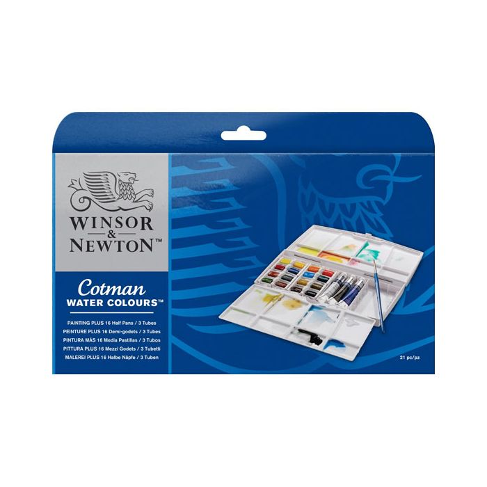 Winsor & Newton Cotman Water Colours Painting PLUS Box Winsor & Newton Cotman Water Colours Painting PLUS Box
