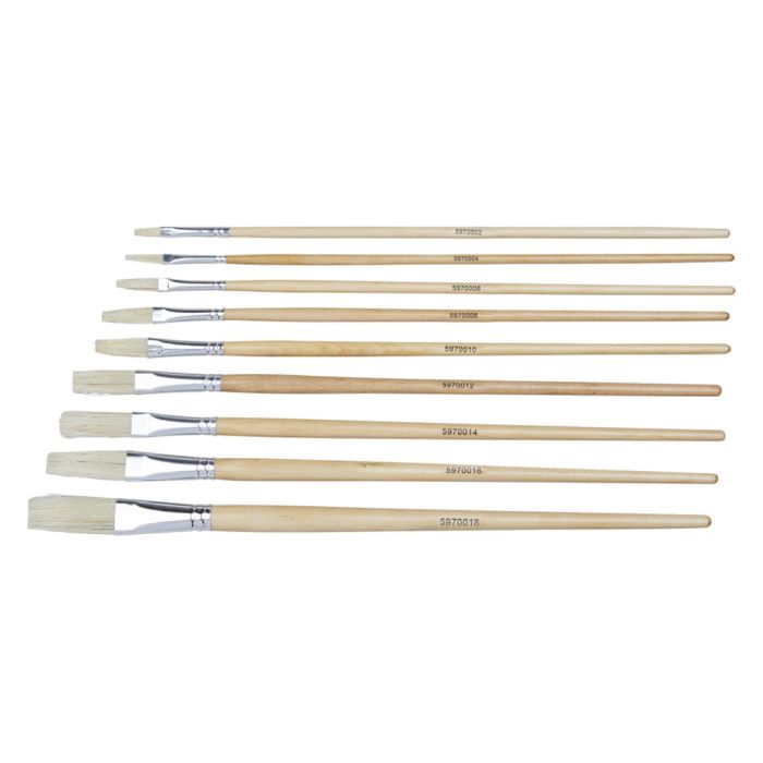 Specialist Crafts Student Flat Hog Brushes Specialist Crafts Student Flat Hog Brushes
