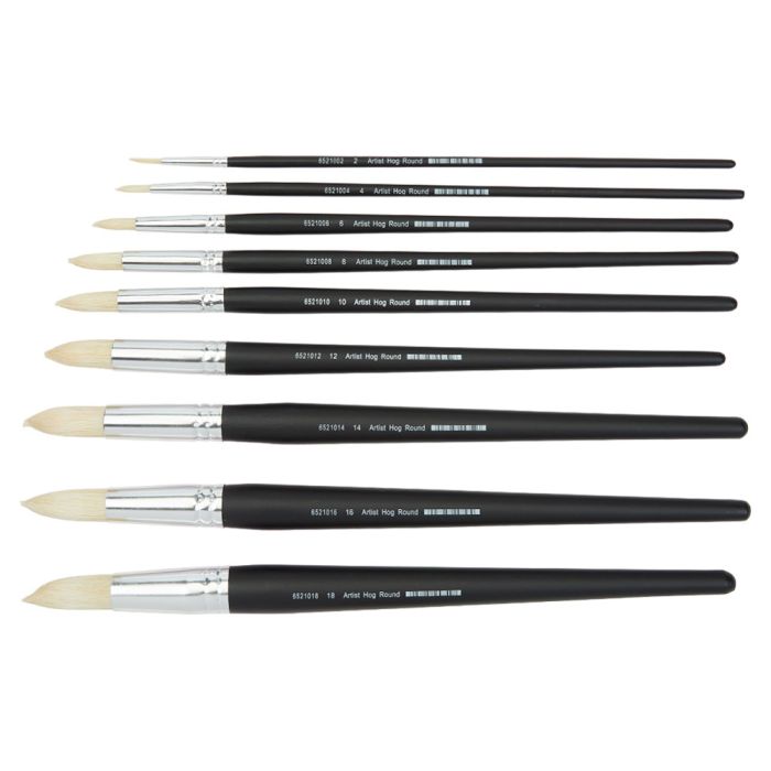 Specialist Crafts Artist Round Hog Long Handled Brushes Specialist Crafts Artist Round Hog Long Handled Brushes