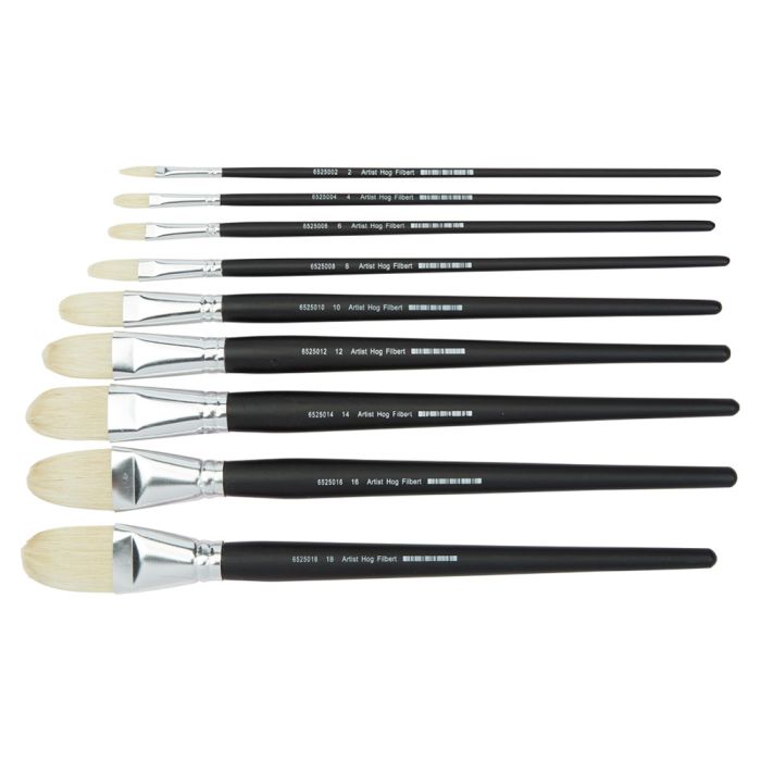 Specialist Crafts Artist Filbert Hog Long Handled Brushes