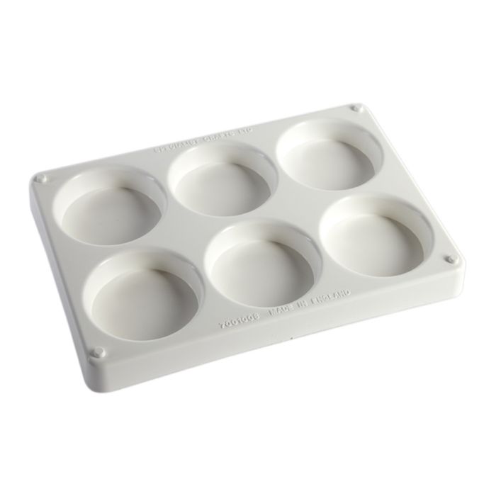 Specialist Crafts Six Well Palette for Tempera Blocks Size 2