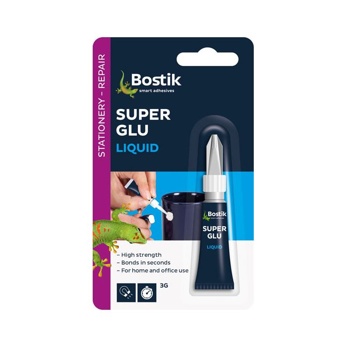 Bostik Super Glu - 3g Tube Bostik Super Glu - 3g Tube