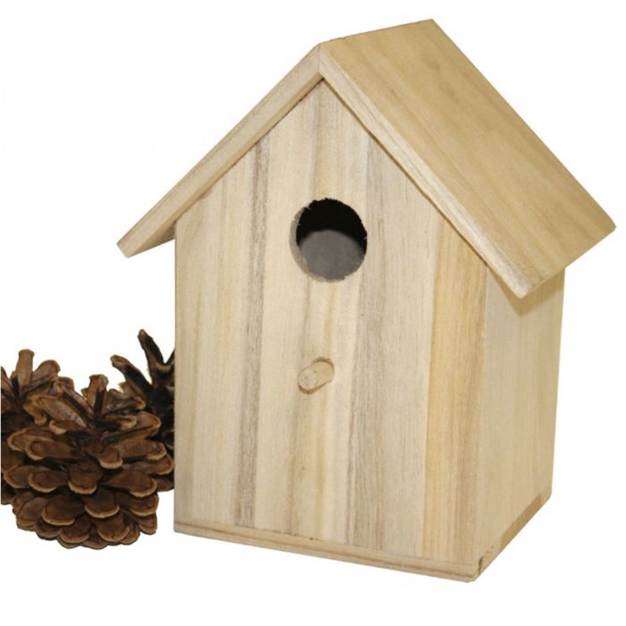 Wooden Bird Box 210 x 130 x 110mm. Each Wooden Bird Box 210 x 130 x 110mm. Each