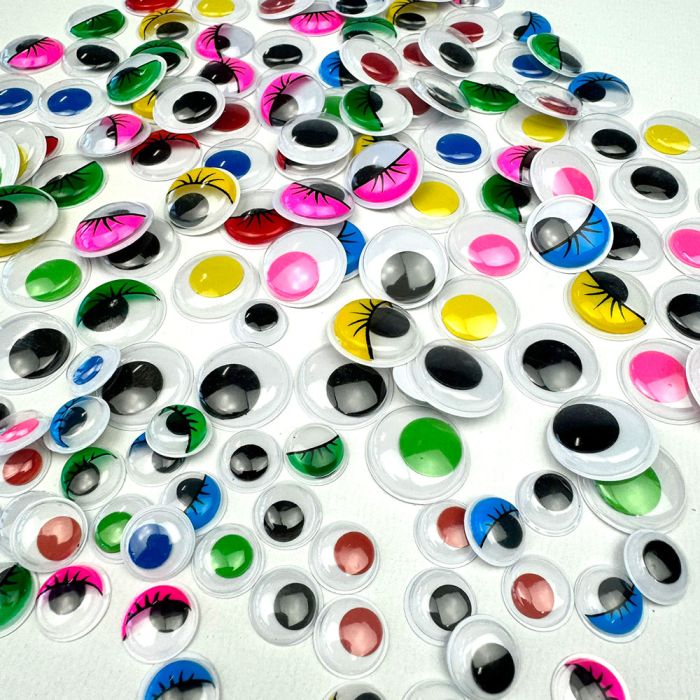 Coloured Eyelid Wiggly Eyes Coloured Eyelid Wiggly Eyes
