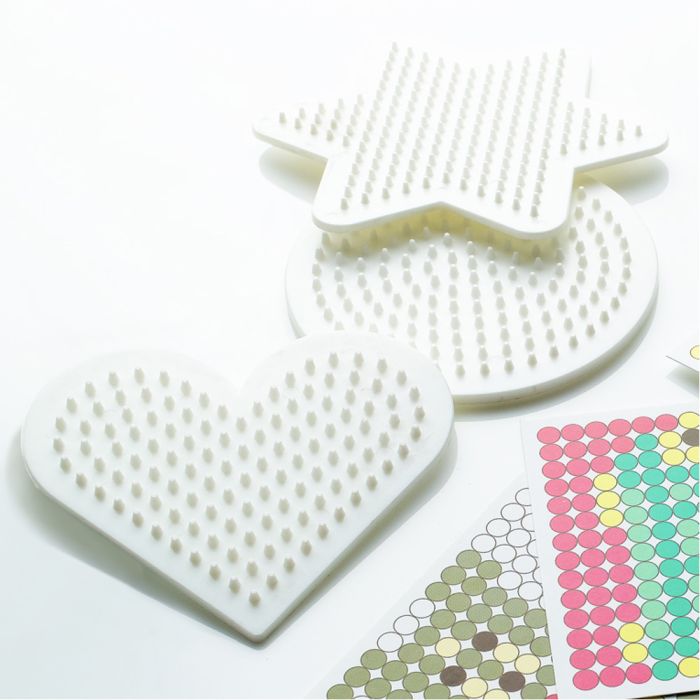 Small Pegboard Bases - Opaque Star Small Pegboard Bases - Opaque Star