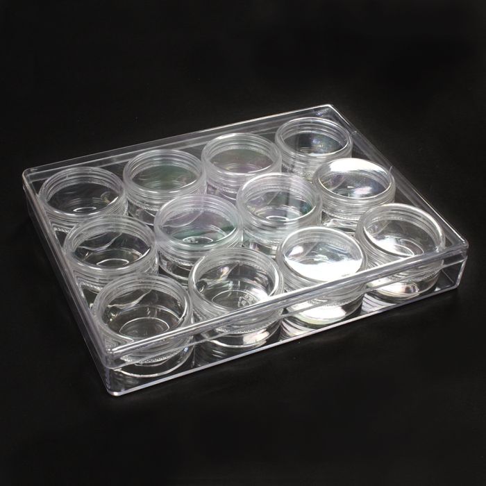 Storage Tray with Screw Lid Pots Storage Tray with Screw Lid Pots