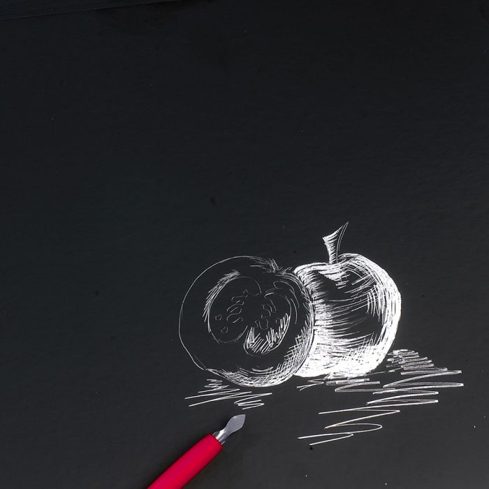 Silver Scraperfoil Silver Scraperfoil