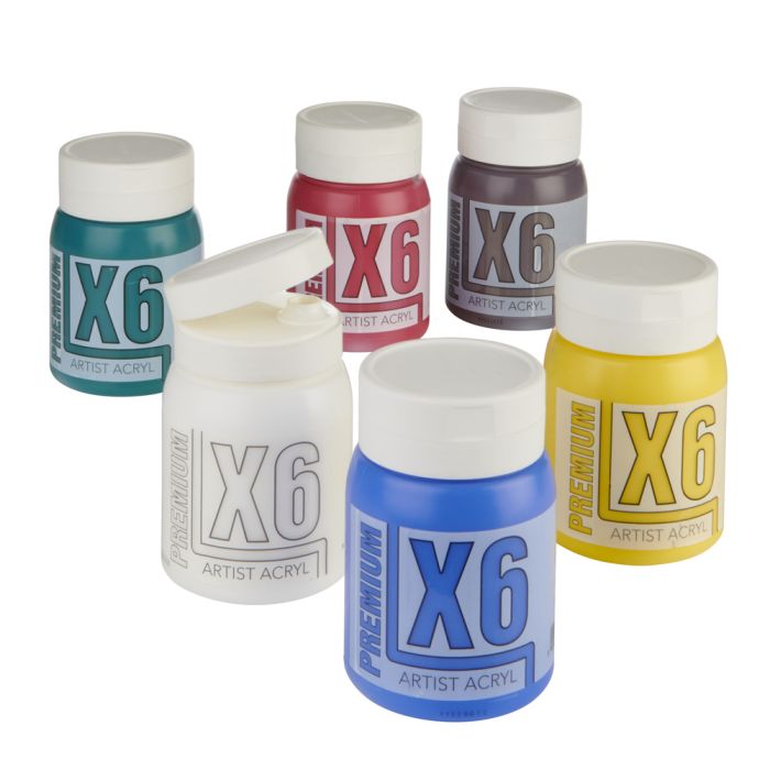 X6 Premium Acryl 500ml - Landscape Set X6 Premium Acryl 500ml - Landscape Set