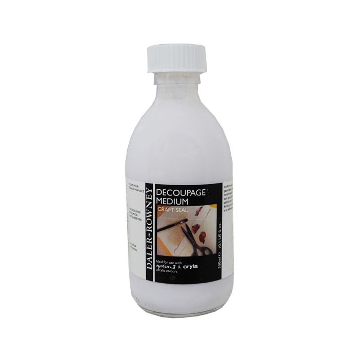 Daler-Rowney Decoupage Medium - 300ml Daler-Rowney Decoupage Medium - 300ml