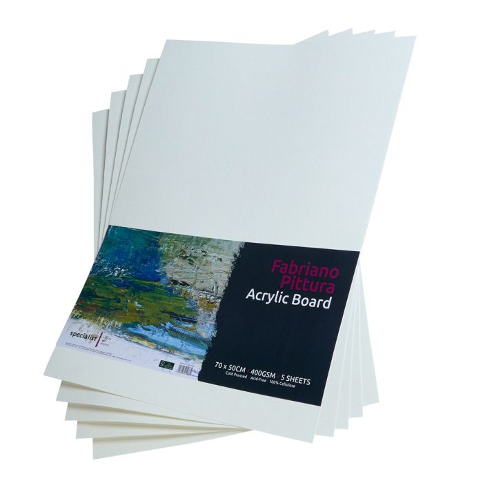 Spectrum Artist Acrylic Board 400gsm - 700 x 500mm Spectrum Artist Acrylic Board 400gsm - 700 x 500mm