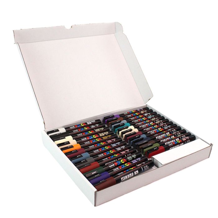 Posca Bulk Box of 24 - Deep & Neutral Posca Bulk Box of 24 - Deep & Neutral