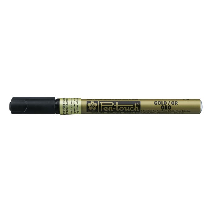 Sakura Pen-Touch Metallic Marker 0.7mm Extra-Fine Point - Gold Sakura Pen-Touch Metallic Marker 0.7mm Extra-Fine Point - Gold