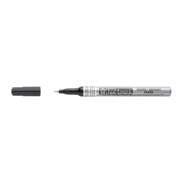 Sakura Pen-Touch Metallic Marker 0.7mm Extra-Fine Point - Silver Sakura Pen-Touch Metallic Marker 0.7mm Extra-Fine Point - Silver