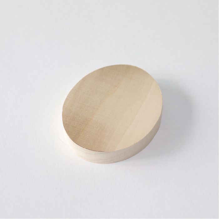 Wooden Oval Plaque - 90 x 60mm Wooden Oval Plaque - 90 x 60mm