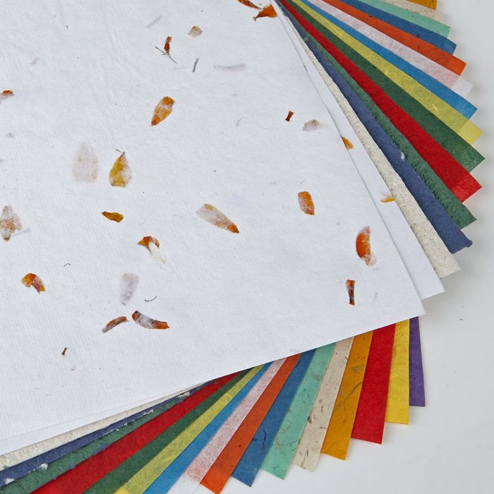 Natural Paper Assortment. Pack of 18 sheets. Natural Paper Assortment. Pack of 18 sheets.