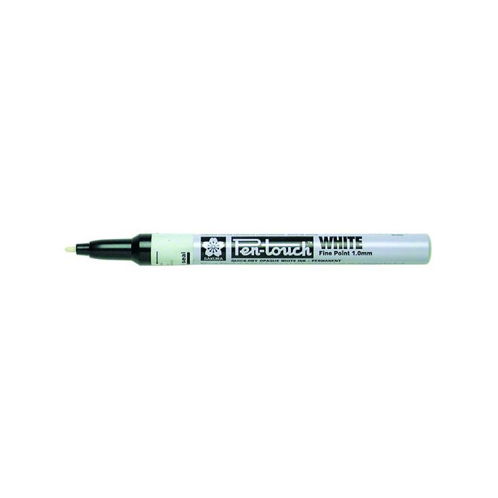 Sakura Pen-Touch Marker 1.0mm Fine Point - White Sakura Pen-Touch Marker 1.0mm Fine Point - White