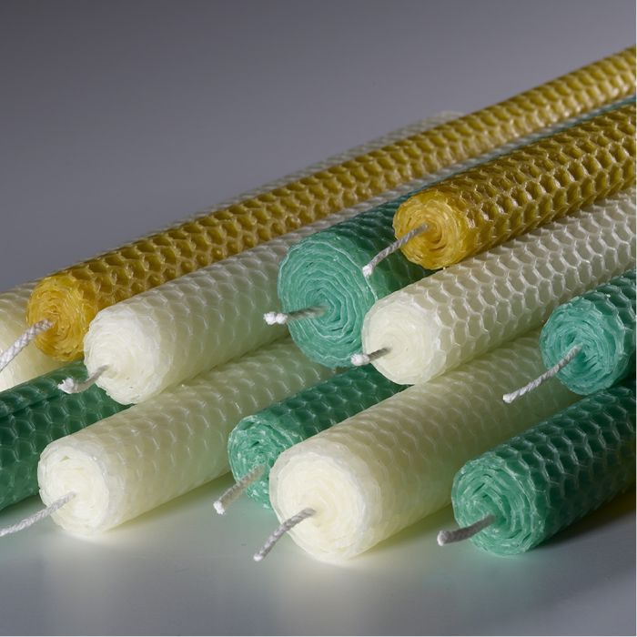 Coloured Beeswax Sheets - Pack of 5 Coloured Beeswax Sheets - Pack of 5