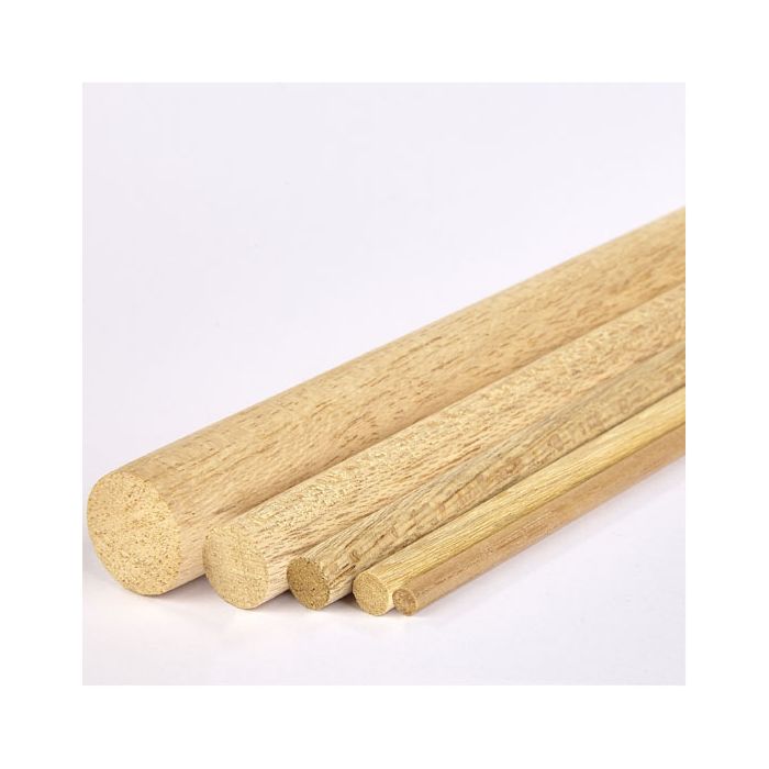 Wooden Dowels Round - 5mm dia. Pack of 10 Wooden Dowels Round - 5mm dia. Pack of 10