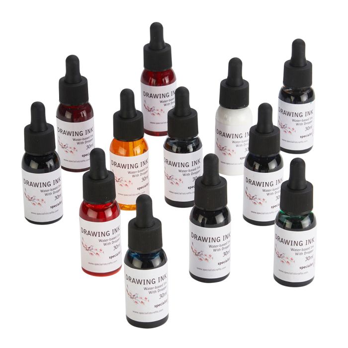 Specialist Crafts Drawing Ink 30ml - Assortment