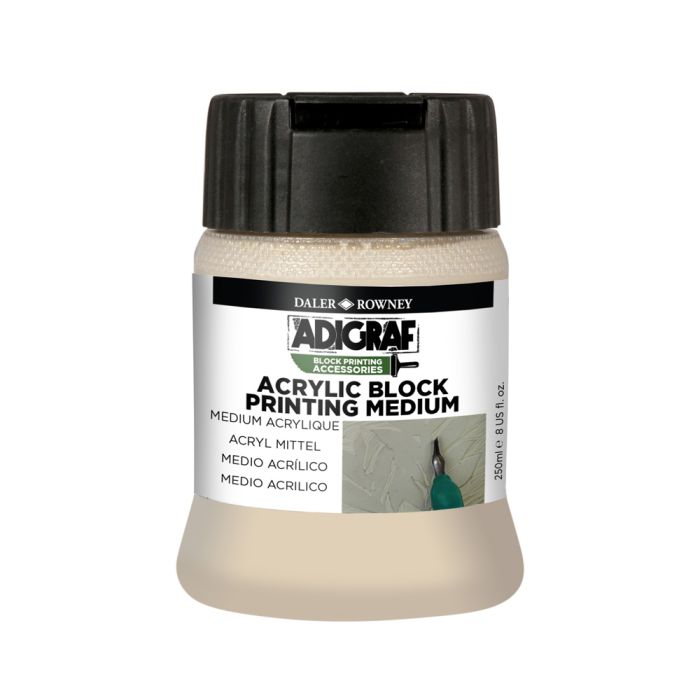 Adigraf Water Soluble Block Printing Medium 250ml Adigraf Water Soluble Block Printing Medium 250ml