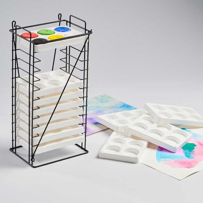 Palette Rack with Palettes Palette Rack with Palettes