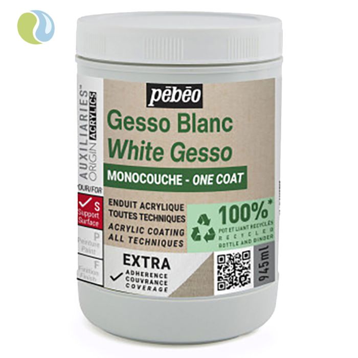 One Coat White Gesso Studio Green 945ml One Coat White Gesso Studio Green 945ml