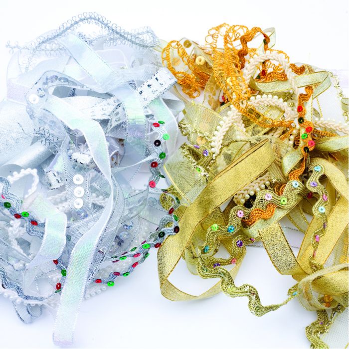 Silver & Gold Braid Packs Silver & Gold Braid Packs