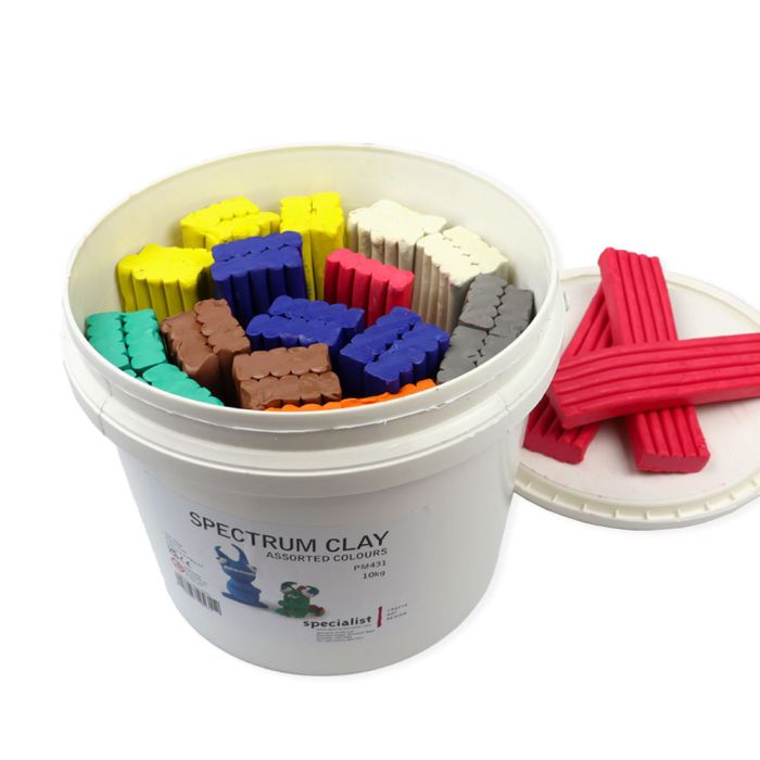 Spectrum Clay 10kg Tubs - Assorted Spectrum Clay 10kg Tubs - Assorted