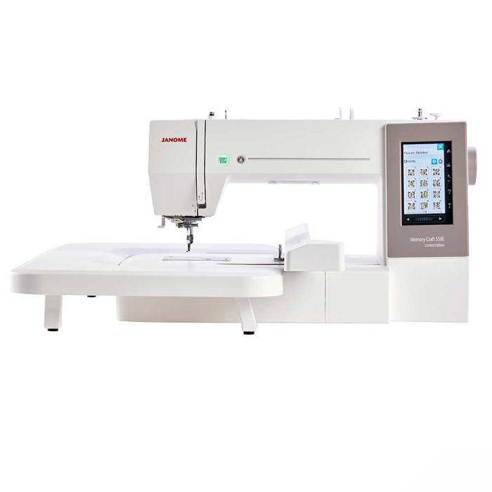 Janome Memory Craft Embroidery Machine 550E LE
